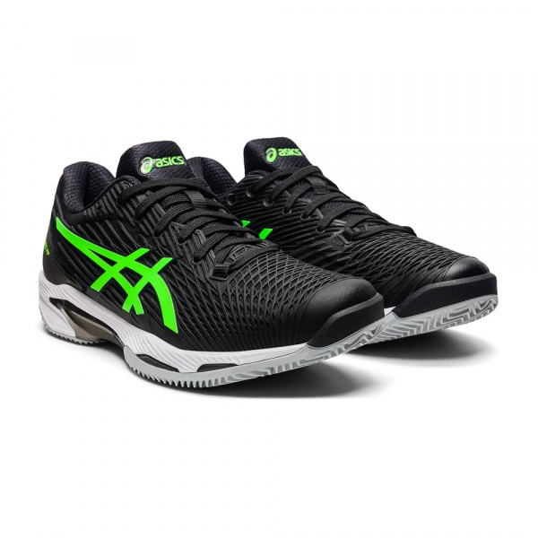 Кроссовки мужские Asics Solution Speed FF 2 Clay Black/Green Gecko