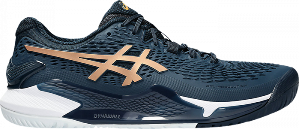 Кроссовки мужские Asics Gel-Resolution 9  French Blue/Pure Gold  1041A468-960
