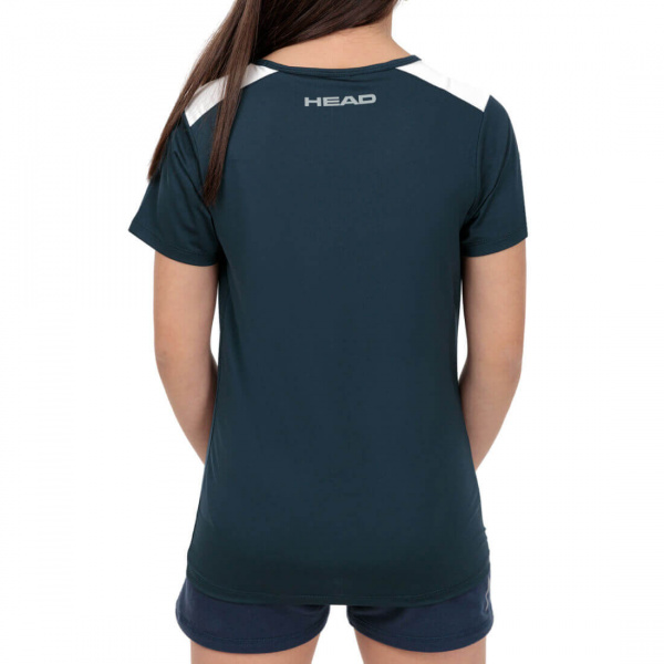 Футболка для девочек Head CLUB Tech T-Shirt Navy