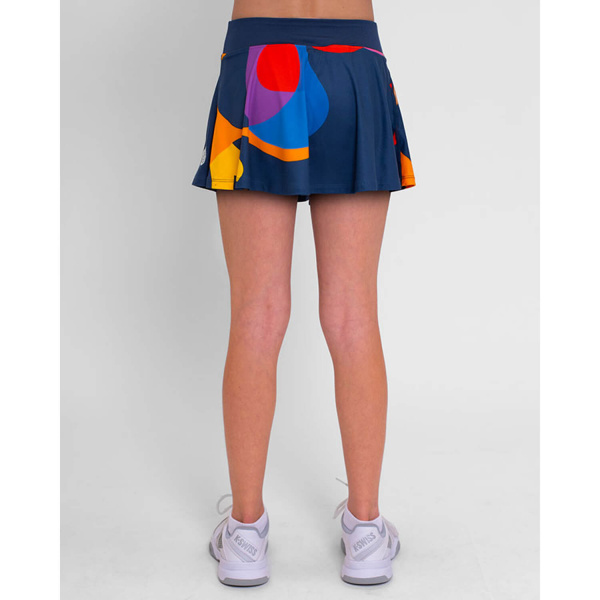 Юбка для девочек Bidi Badu Twiggy Printed Wavy Dark Blue/Mixed
