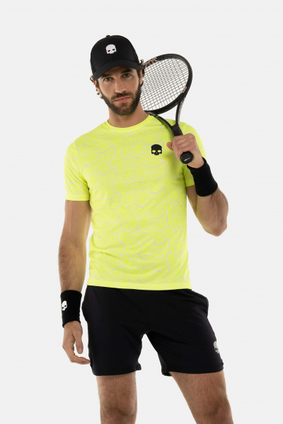 мужская Hydrogen ALLOVER TENNIS Fluo Wellow  TT0011-724