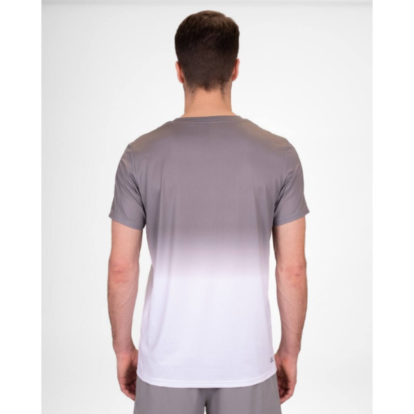 Футболка мужская Bidi Badu Crew Gradiant Grey/White