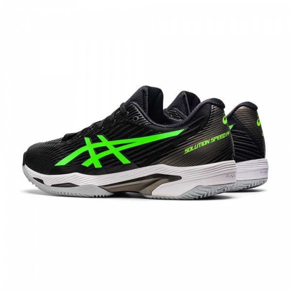 Кроссовки мужские Asics Solution Speed FF 2 Clay Black/Green Gecko