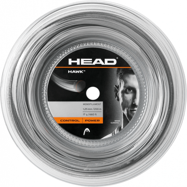 Струна теннисная Head HAWK Antracite 1.25 (200 метров)