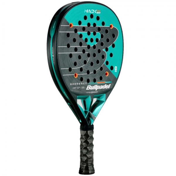 Ракетка для падел-тенниса Bullpadel HACK 04 HYBRID 25 Black/Green Forest