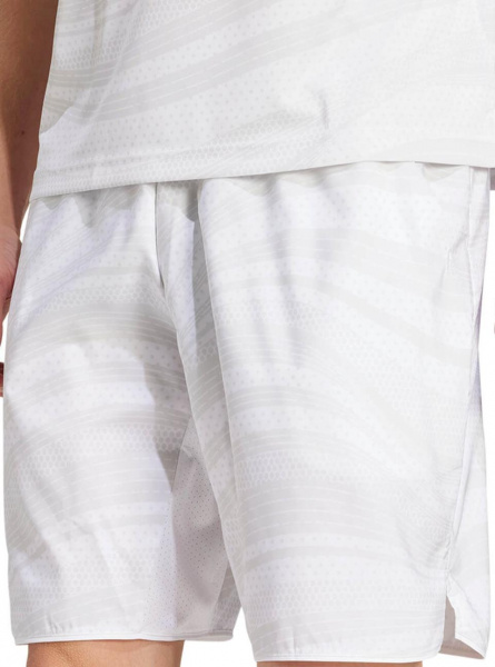 Шорты мужские Adidas Club Climacool Graphic 9in Shorts White/Dash Grey