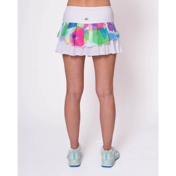 Юбка женская Bidi Badu Kaleido Pleated White/Mixed