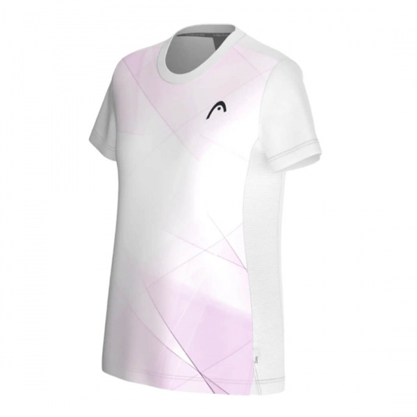 Футболка для девочек Head TIE-BREAK White/ Mix Rose