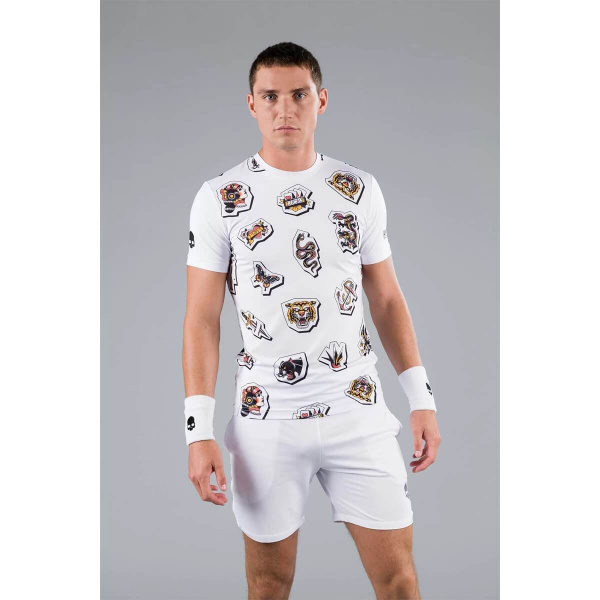 Футболка мужская Hydrogen TATTOO 2022 Tech White  T00504-001