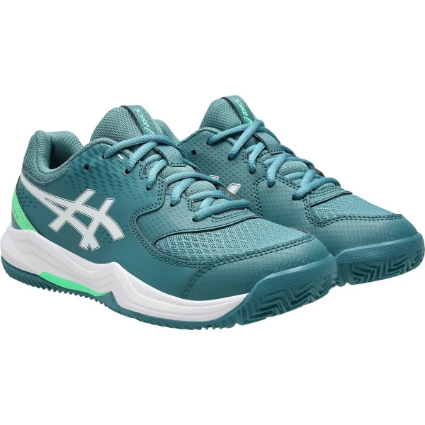 Кроссовки детские Asics Gel-Dedicate 8 Padel GS Misty Pine/White