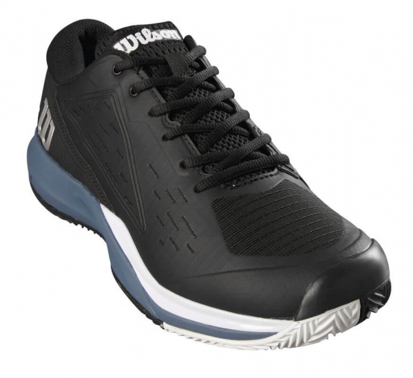 Кроссовки мужские Wilson Rush Pro Ace Clay Black/China Blue/White  WRS331240