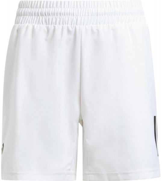 Шорты для мальчиков Adidas Club 3 Stripes 5in Shorts Boy White