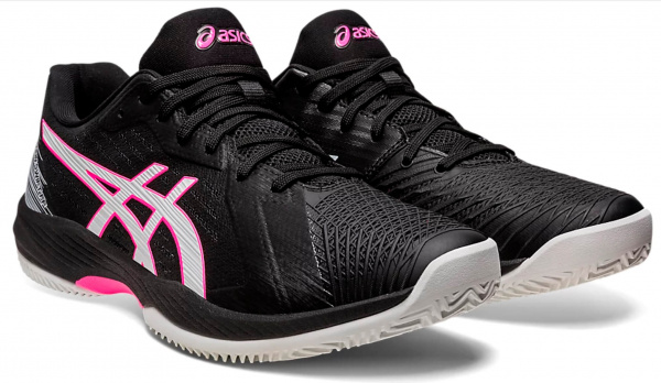 Кроссовки мужские Asics Solution Swift FF Clay Black/Hot Pink