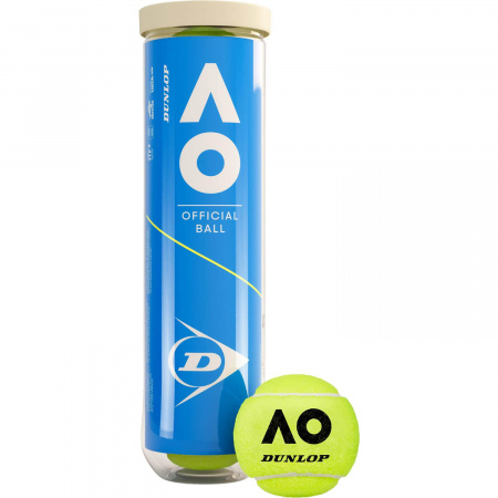 Мячи теннисные Dunlop Australian Open 4 мяча в упаковке.