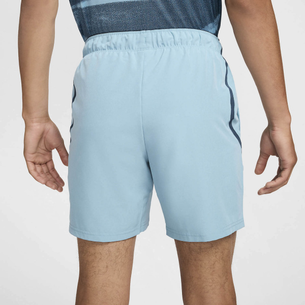Шорты мужские Nike Court Dri-Fit Advantage 7 Inch Denim Turquoise/Armory Navy/White
