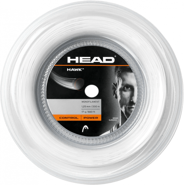 Струна теннисная Head HAWK White 1.25 (200 метров)
