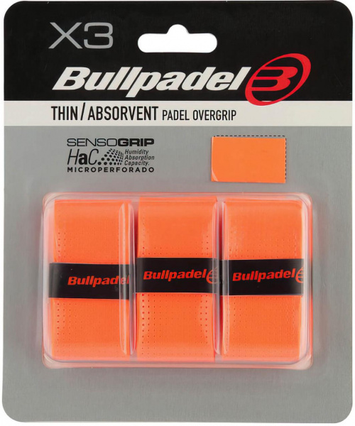 Овергрип Bullpadel GB1705 X3 Neon Orange
