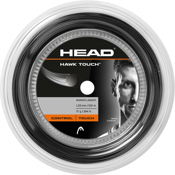 Струна теннисная Head HAWK TOUCH Antracite 1.25 (120 метров)