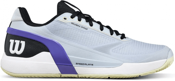 Кроссовки мужские Wilson Rush Pro 5 Clay Grey Dawn/Black/Tender Yellow