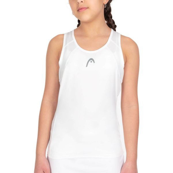 Топ для девочек Head CLUB 22 Tank White