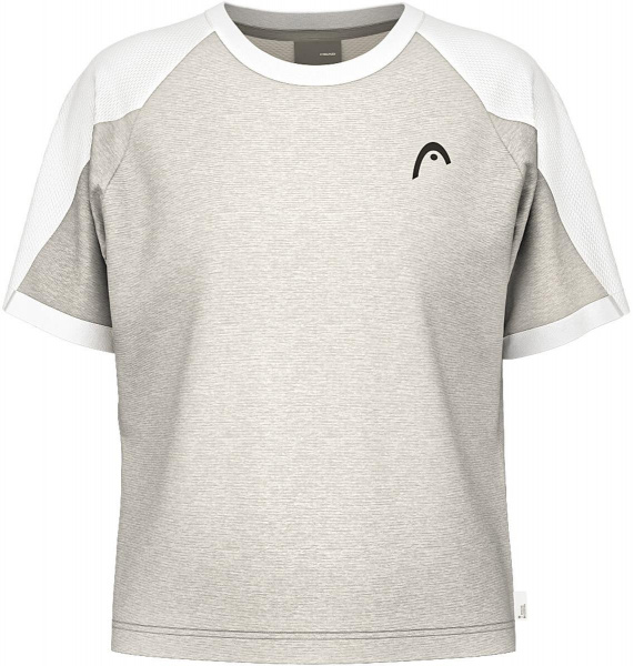 Футболка женская Head PLAY Tech White/Grey