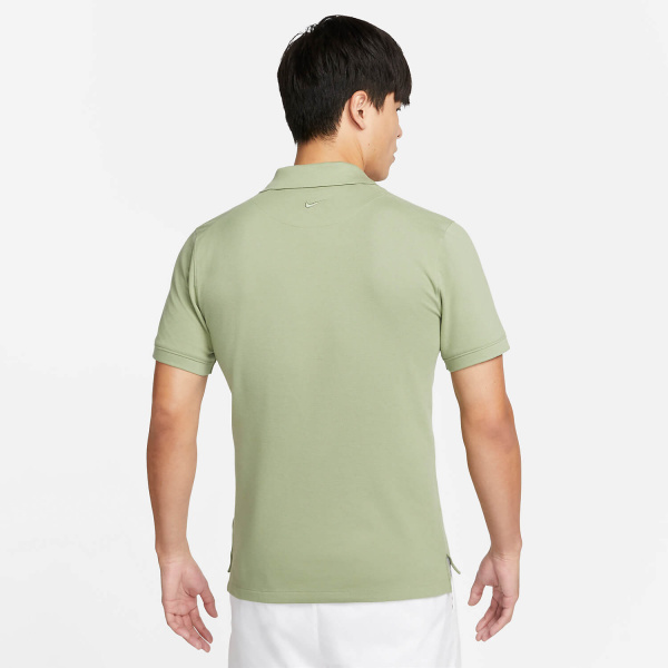 Поло мужское Nike Dri-Fit Heritage Slim Oil Green