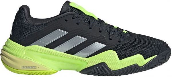 Кроссовки Кроссовки мужские Adidas Barricade 13 Core Black/Zero Metallic/Lucid Lemon