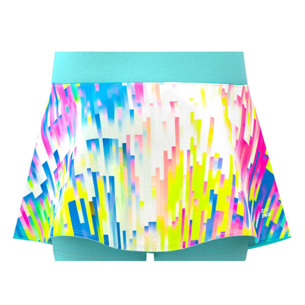 Юбка женская Bidi Badu Melbourne 2024 Printed Wavy Skort Aqua/Mixed