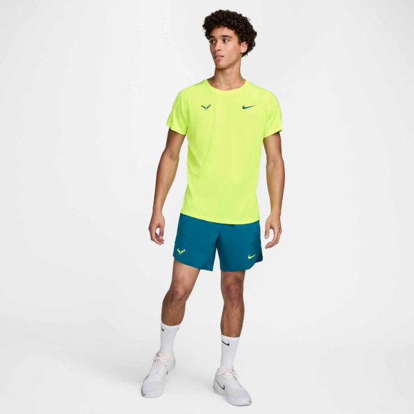 Футболка мужская Nike Dri-Fit Court Yellow/Turquoise  DV2887-702