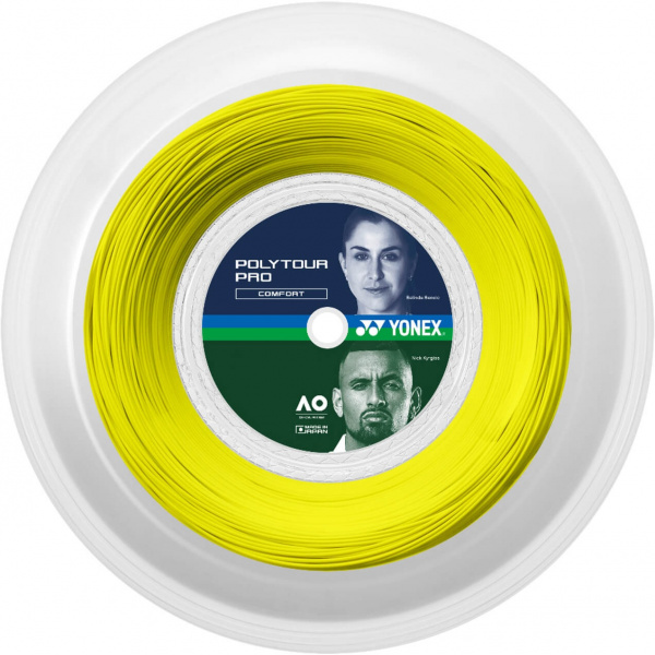 Струна теннисная в бобине Yonex Poly Tour Pro Flash Yellow 1.20 (200 метров)