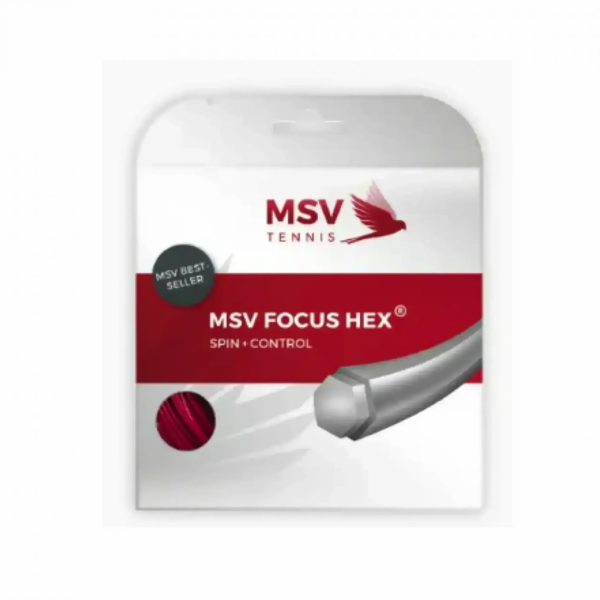 Струна теннисная MSV Focus Hex Red 1.27 (12 метров)