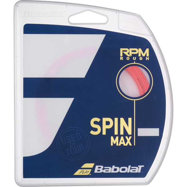 Струна теннисная Babolat RPM Blast Rough Fluo Red 1.30 (12 метров)