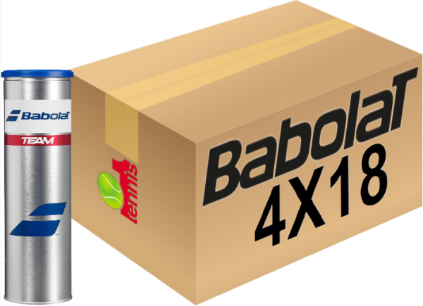 Мячи теннисные в коробке Babolat Team (4X18) 72 мяча
