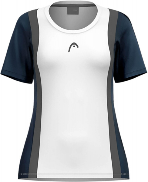 Футболка женская Head CLUB 25 Navy/White
