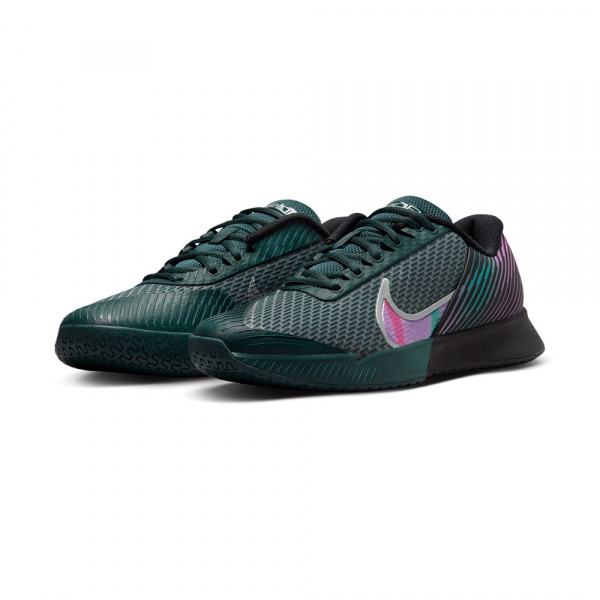 Кроссовки мужские Nike Zoom Vapor Pro 2 HC Premium Black/Deep Jungle/Clear Jade/Multi-Color