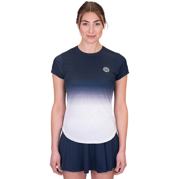 Футболка женская Bidi Badu Crew Gradiant Dark Blue/White