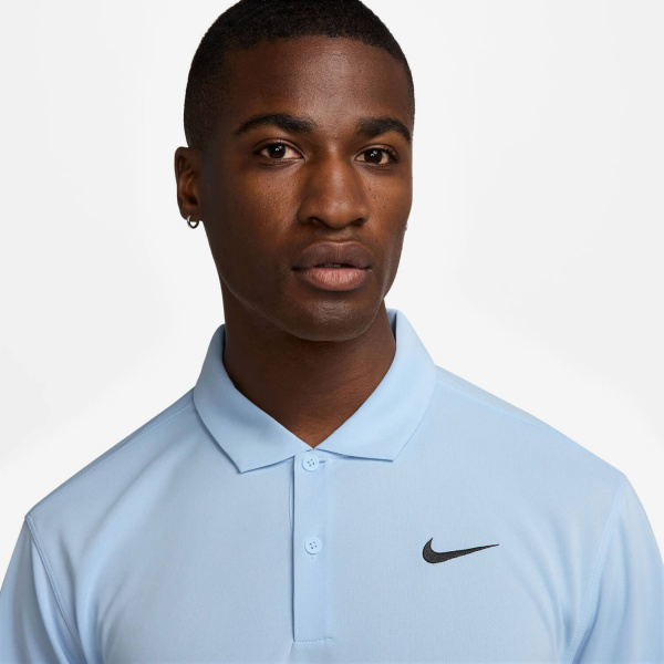 Поло мужское Nike Court Dri-Fit Solid Celestine Blue