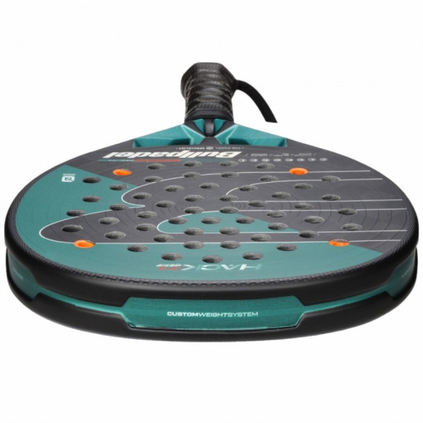 Ракетка для падел-тенниса Bullpadel HACK 04 HYBRID 25 Black/Green Forest