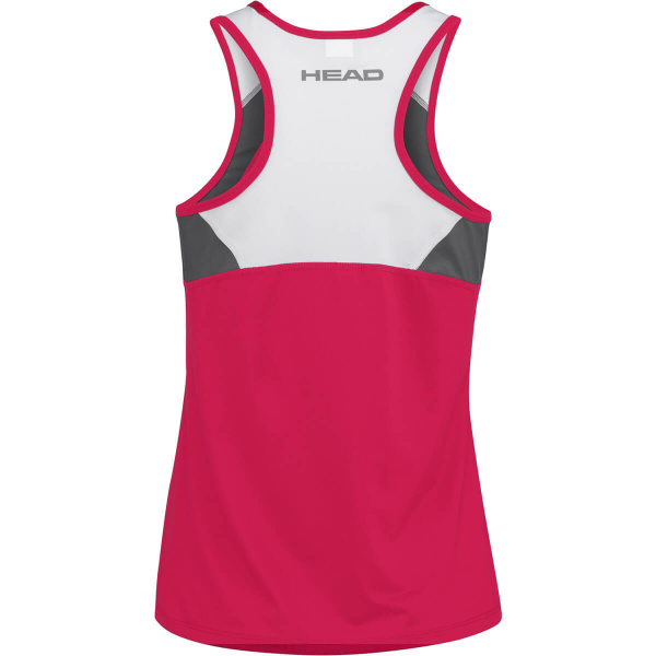 Топ для девочек Head CLUB 22 Tank Top Magenta