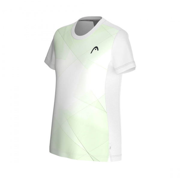 Футболка женская Head TIE-BREAK Celery Green/White