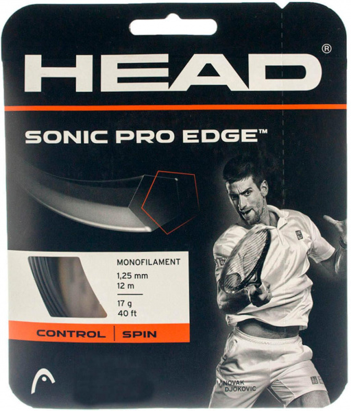 Струна теннисная Head Sonic Pro Edge Antracite 1.25 (12 метров)